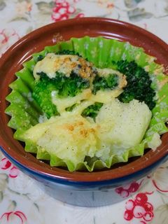 お弁当に*ブロッコリーのチーズマヨ焼き-レシピのメイン写真