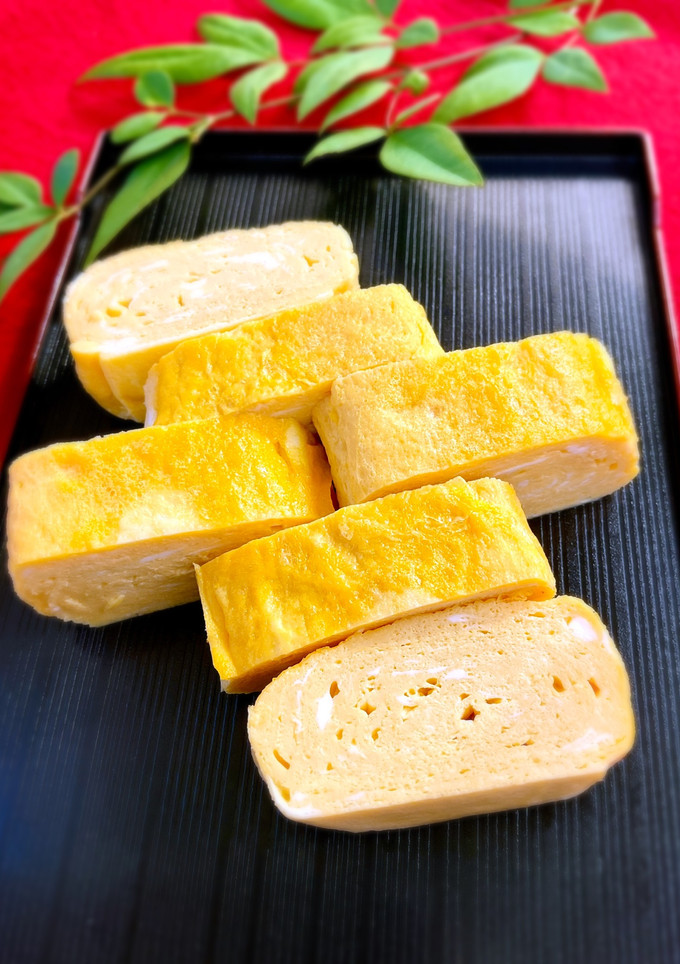 レシピ投稿祭⭐︎納豆のタレでだし巻き卵-レシピのメイン写真