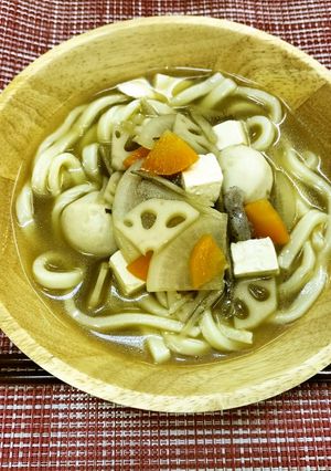 運盛り☆けんちんうどん-レシピのメイン写真