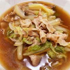 รูปของ 家にあるもので！白菜の中華あんかけ