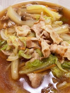 家にあるもので!白菜の中華あんかけ-レシピのメイン写真