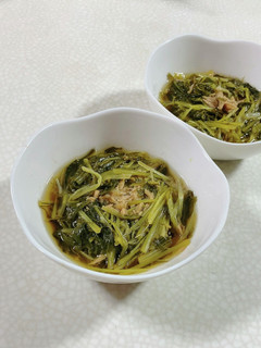 我が家の水菜の煮物-レシピのメイン写真