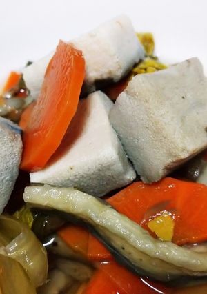 フライパンで煮込むだけ!高野豆腐の煮物-レシピのメイン写真