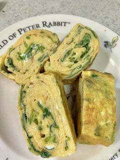 三つ葉の卵焼き-レシピのメイン写真