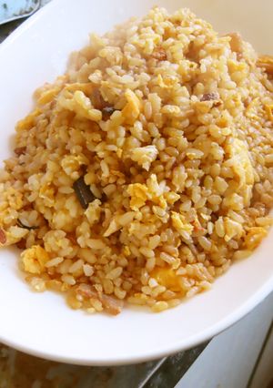 時短簡単☆炊き込みご飯の卵チャーハン-レシピのメイン写真