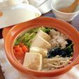 野菜たっぷり豆乳鍋。