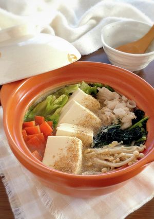 野菜たっぷり豆乳鍋。-レシピのメイン写真