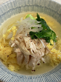 茹で鶏で、体に優しい汁飯-レシピのメイン写真