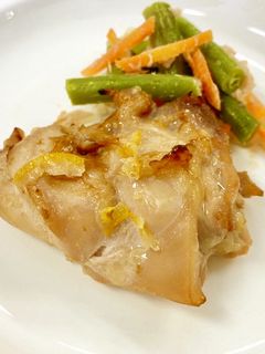 鶏肉のマーマレード焼き@つくば市学校給食-レシピのメイン写真