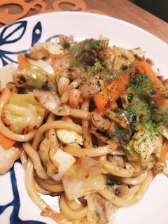余り物オイスター焼きうどん-レシピのメイン写真