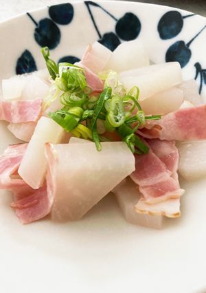 レンジで簡単　大根とベーコン煮-レシピのメイン写真
