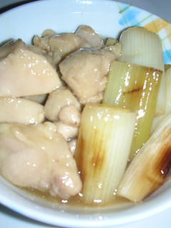 焼きねぎと鶏肉の煮物-レシピのメイン写真