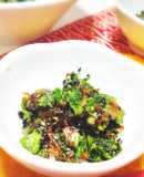 セロリの葉のおかか炒め(香ばしふりかけ)