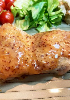 パリパリチキンのマスタードソース-レシピのメイン写真