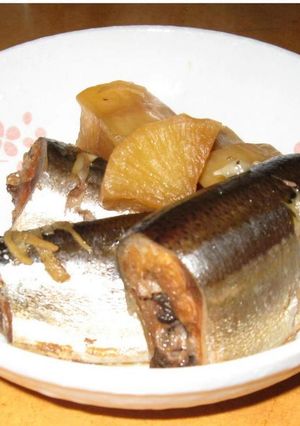 圧力鍋で骨まで＋煮さんま-レシピのメイン写真