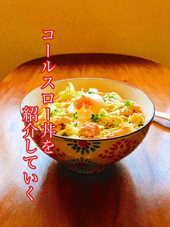 休みのランチに コールスロー丼-レシピのメイン写真