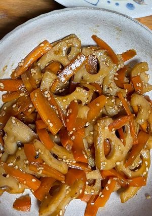 きんぴら蓮根-レシピのメイン写真