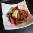 レンチンで厚揚げとぜんまいの炊いたん