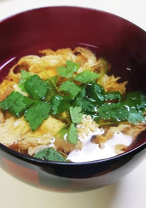 えのきの瓶詰め(なめ茸)で即席お澄まし-レシピのメイン写真