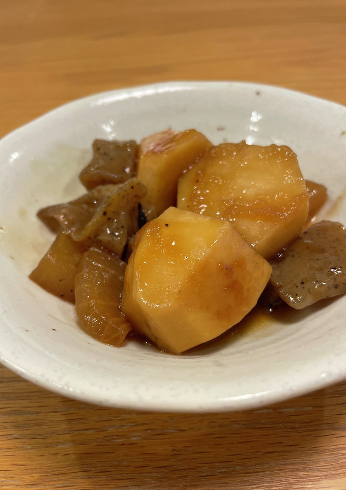 さといもとコンニャクと大根の炒め煮-レシピのメイン写真