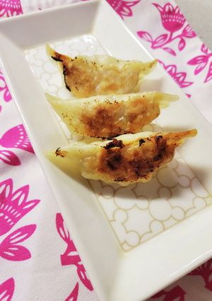 鶏ひき肉と青じその餃子-レシピのメイン写真