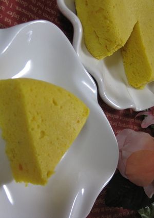 簡単！おからとかぼちゃのチーズケーキ♡-レシピのメイン写真