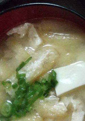 豆腐と油揚げの味噌汁-レシピのメイン写真