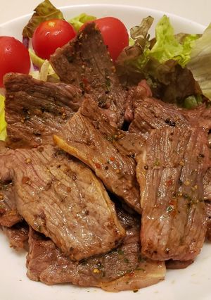 【20分】フライパン焼き肉(1人前)-レシピのメイン写真