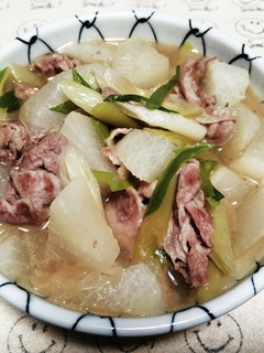 大根、長ネギ、豚肉のうま煮-レシピのメイン写真
