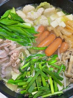 【時短】塩なべ 鶏がらベースの鍋だし-レシピのメイン写真
