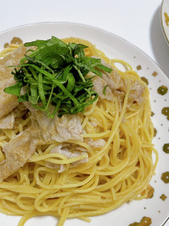 豚しゃぶごま和風パスタ-レシピのメイン写真