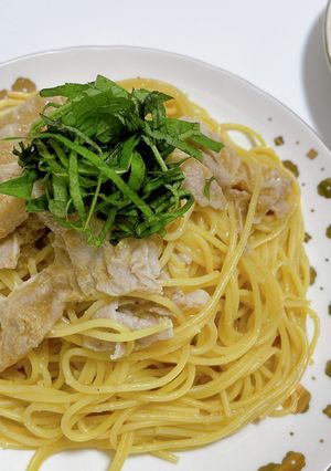 豚しゃぶごま和風パスタ-レシピのメイン写真