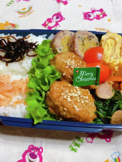 時短お弁当盛り付け記録 つくね-レシピのメイン写真