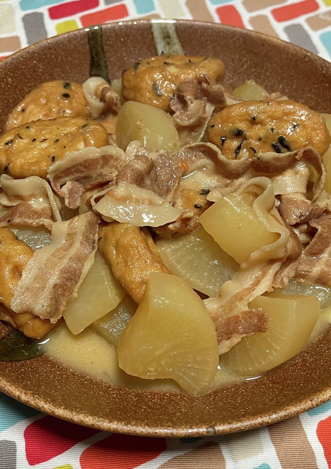 超簡単☆旨味堪能！白身揚げと大根の煮物-レシピのメイン写真