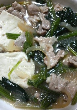 材料少しで肉とうふ-レシピのメイン写真