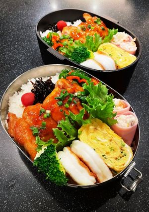 高校生弁当2022 12月14照り焼き-レシピのメイン写真