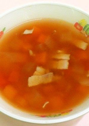 ドラキュラスープ　★宇都宮学校給食-レシピのメイン写真