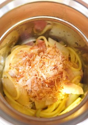 ほんだしで作るかぶとベーコンの和風パスタ-レシピのメイン写真