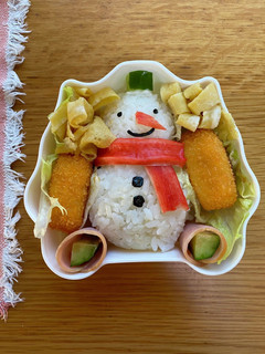 雪だるまのお弁当☆-レシピのメイン写真