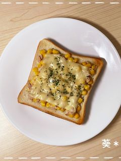 朝食に!ツナマヨコーントースト-レシピのメイン写真