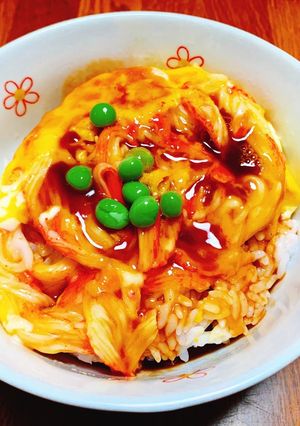 超お手軽レンチン天津飯-レシピのメイン写真