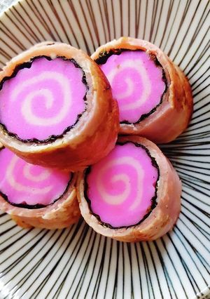 ベーコン巻き海苔なると-レシピのメイン写真