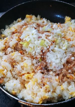 お手軽チャーハン！【卵と青ねぎ】-レシピのメイン写真