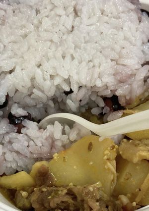 紫とうもろこしの、炊き込みご飯-レシピのメイン写真