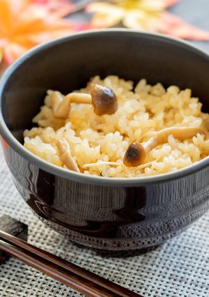 きのこご飯【入院食㉘昼/主食】-レシピのメイン写真