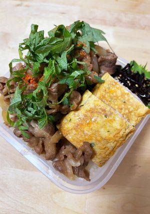 贅沢！！和牛バラ肉の焼き肉のタレ煮☆弁当-レシピのメイン写真