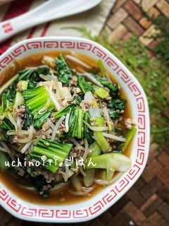 青梗菜ともやしのあんかけ中華炒め-レシピのメイン写真