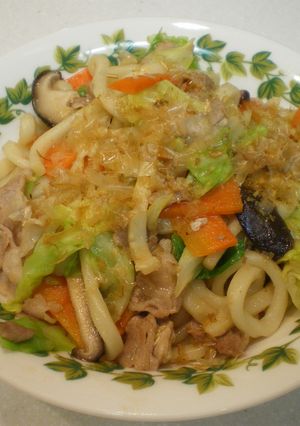 簡単！うちの焼きうどん♪-レシピのメイン写真
