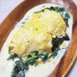 クリームオムライスの…クリーム