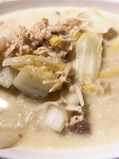 白菜サーモンのミルク煮(手抜き)-レシピのメイン写真